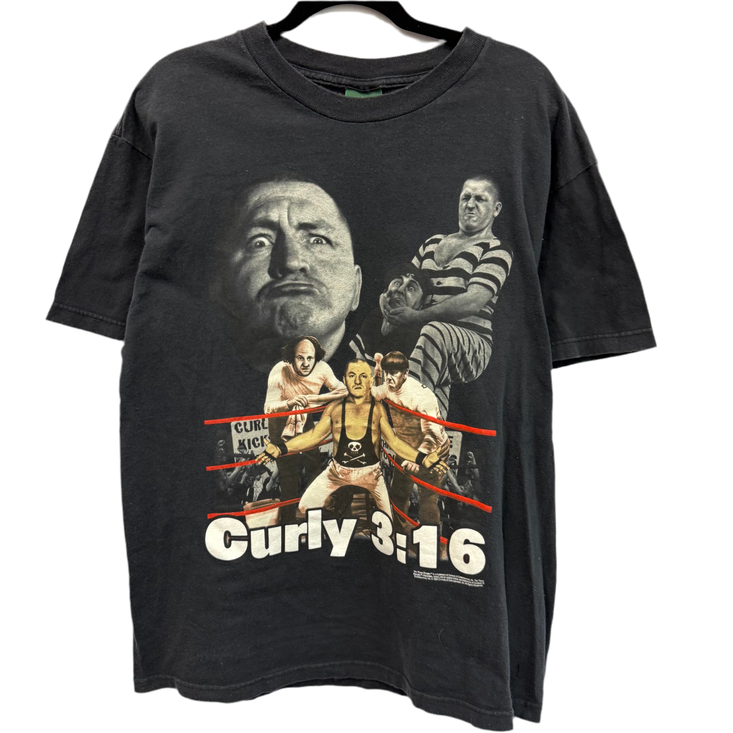 Vintage The 3 studges 3:16 Graphic Tshirt