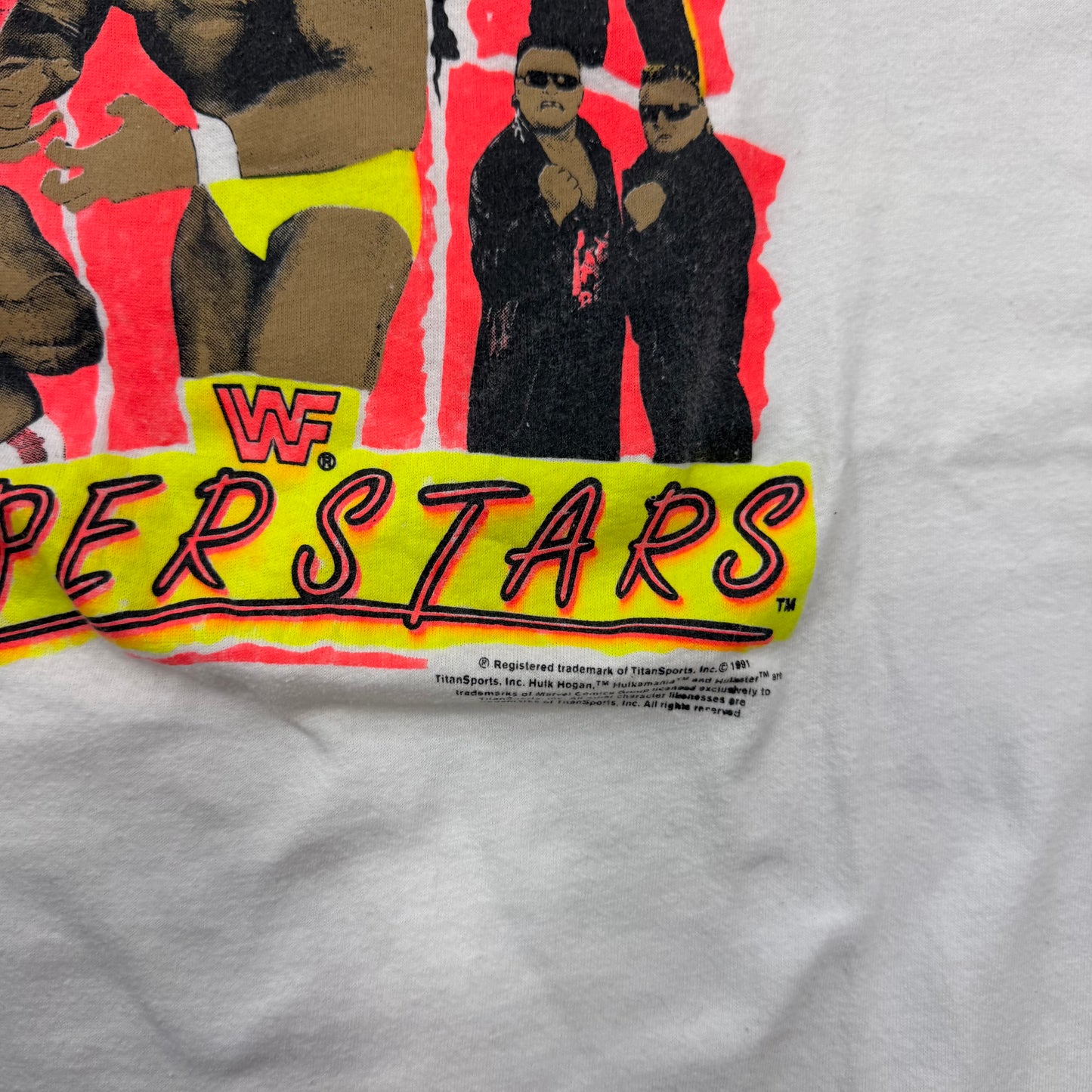 Vintage WWF Superstars Tshirt
