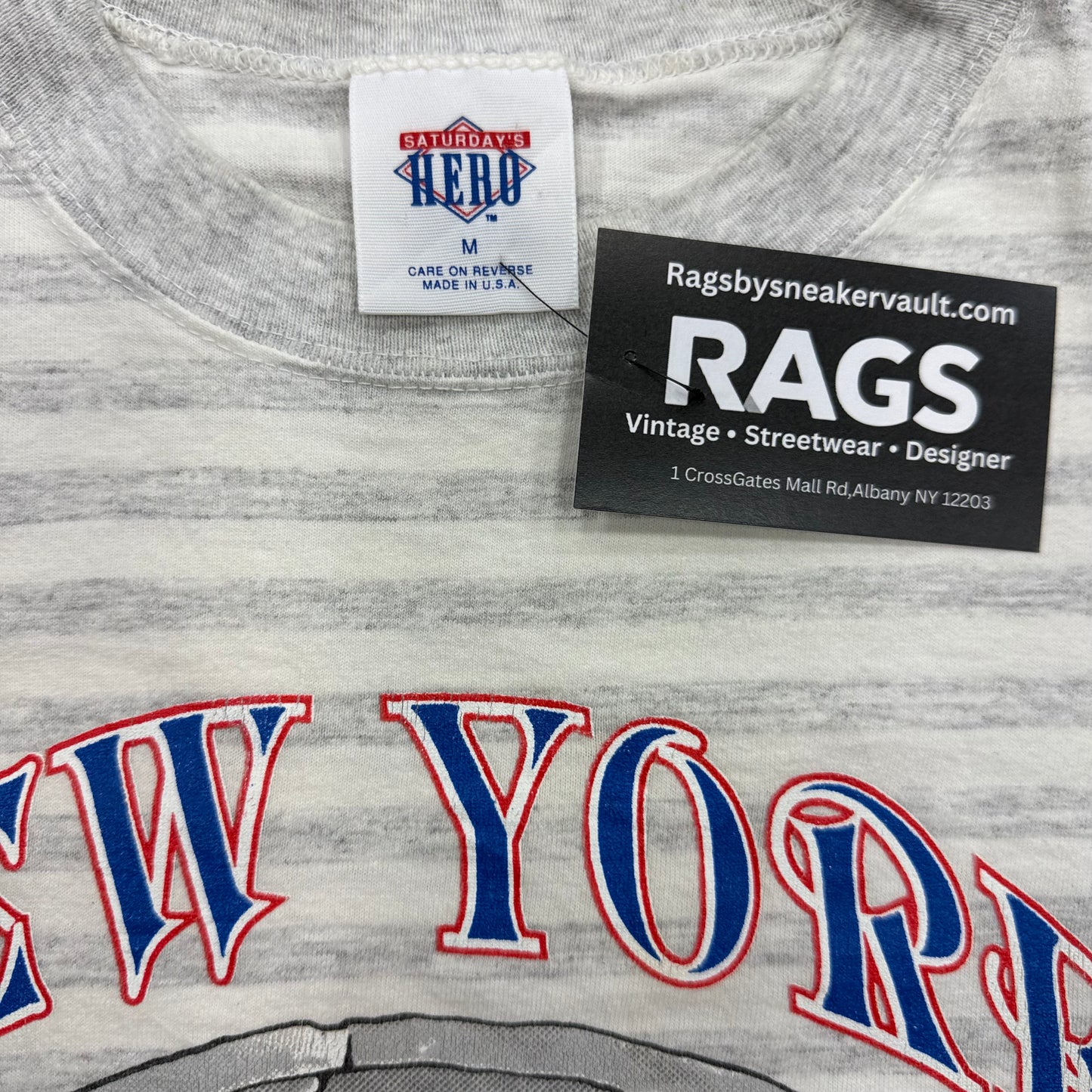 Vintage 90s NY giants helmet head Tshirt