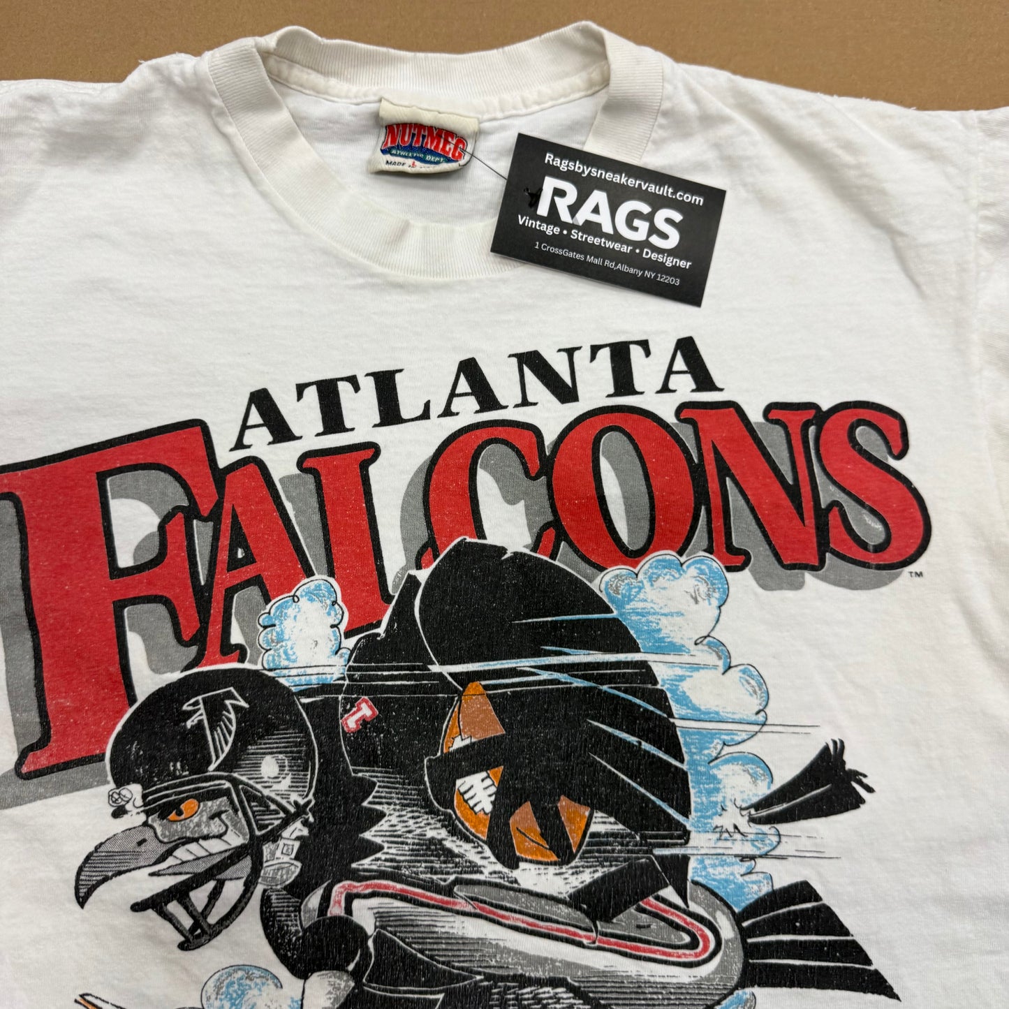 1988 Atl Falcons Big print Logo Tshirt