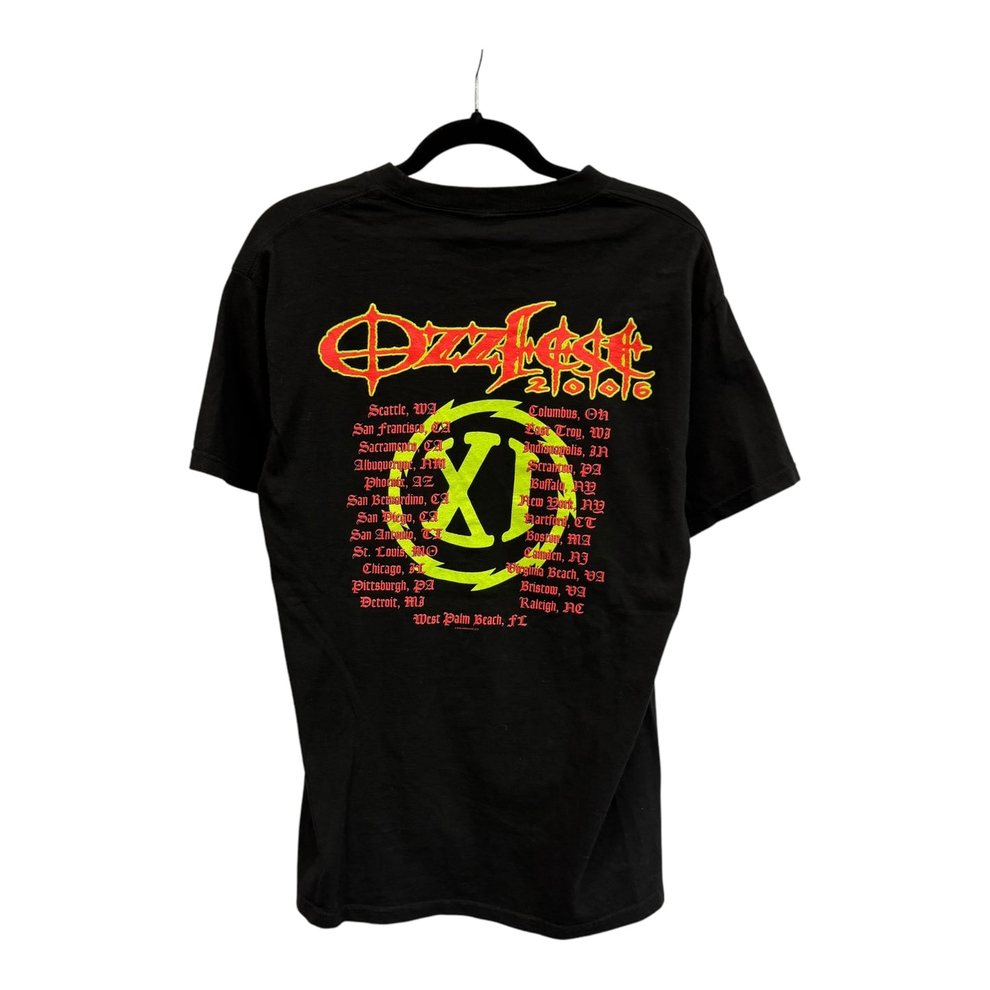 Vintage OzzFest 2006 tour dates Tshirt size Medium