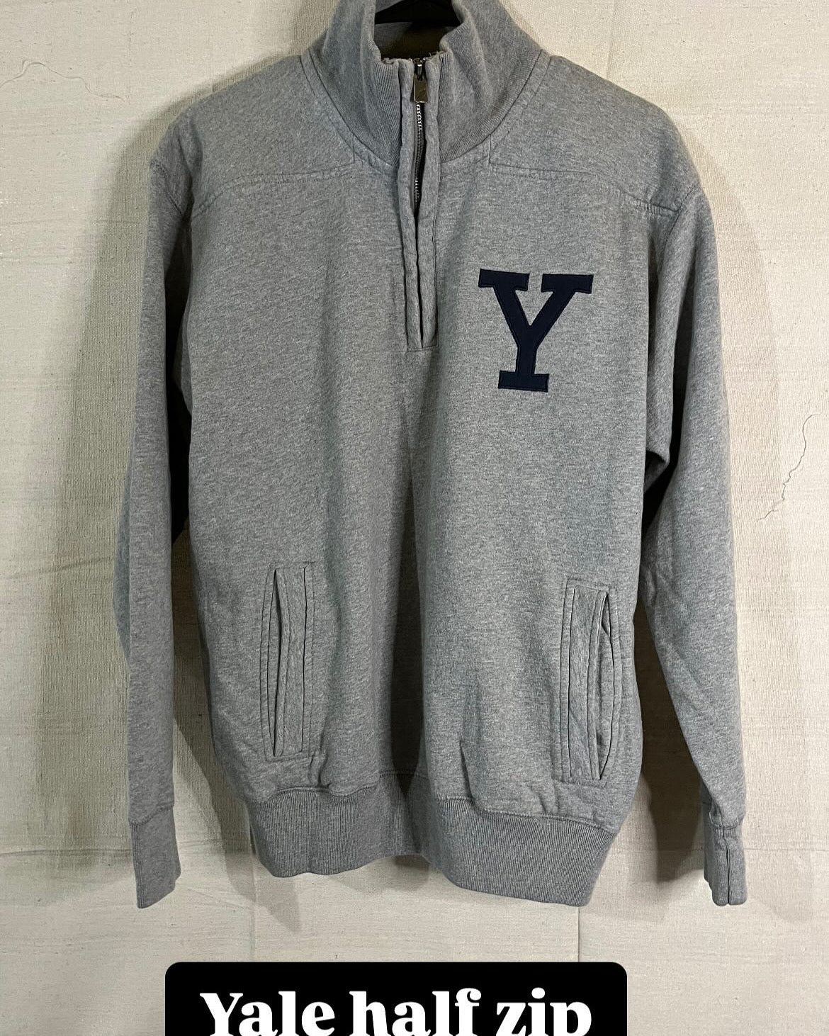 Yale half zip sweater