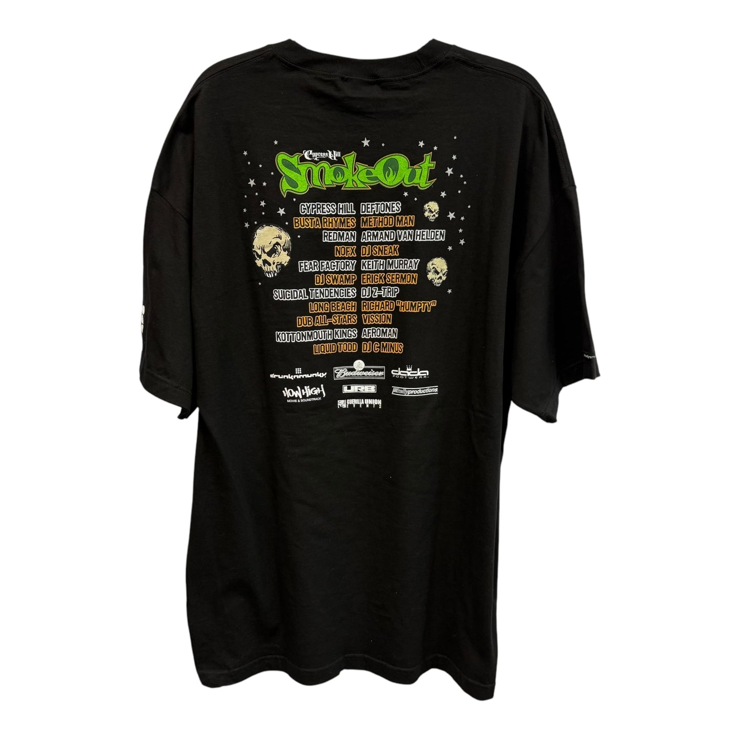 Vintage Cypress HIll smoke out All your mind festival 2001 size 2XL