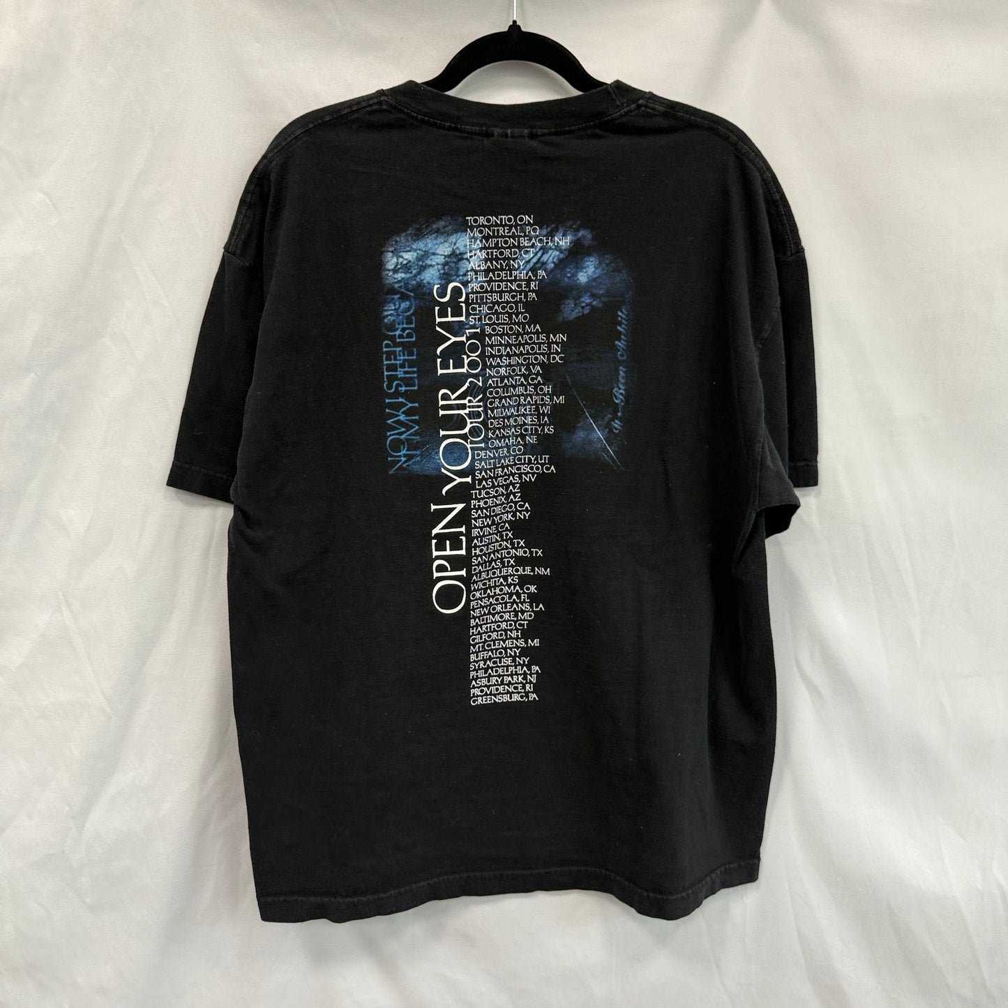 Vintage Staind Band Tshirt Tourdates 2001