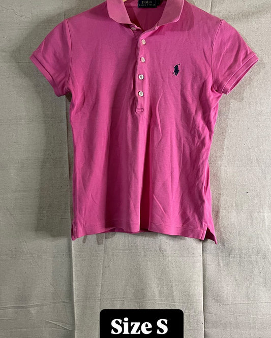 Women’s 90s Pink polo