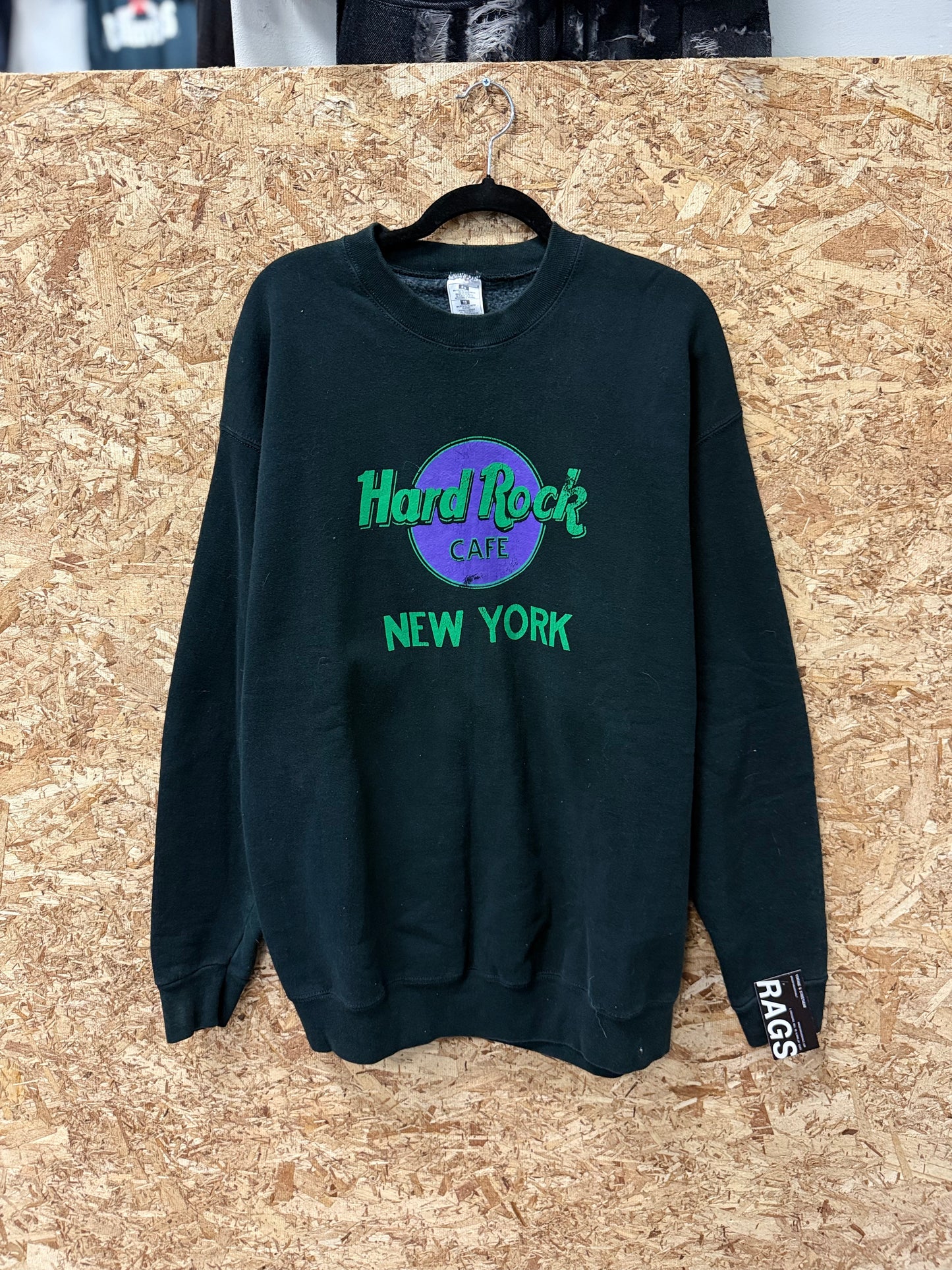 Vintage 90s Hardrock Cafe New York CrewNeck XL