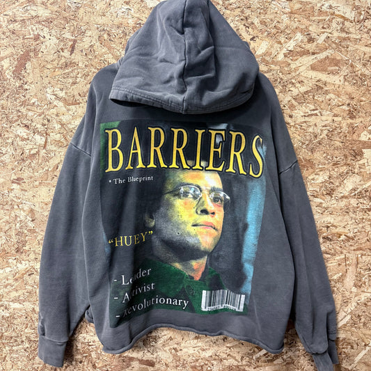 Live Free Barriers Huey Newton hoodie size Large
