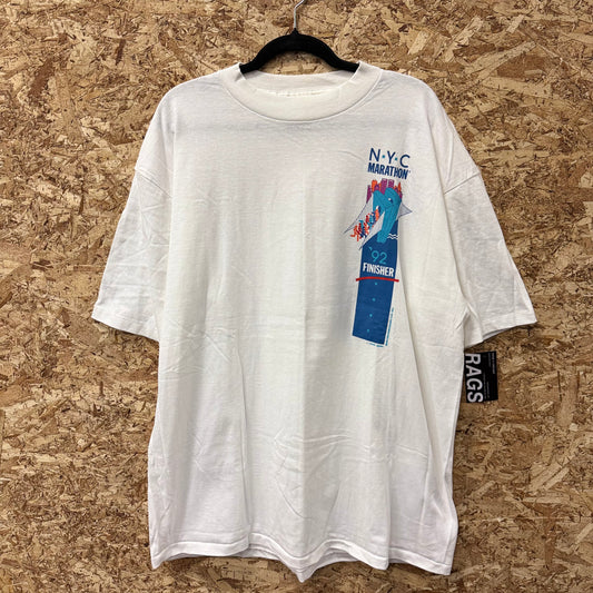 Vintage NYC 1992 Marathon Single stitch Tee size Large
