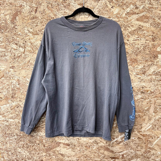 Vintage Faded Orange choppers Long sleeve size L