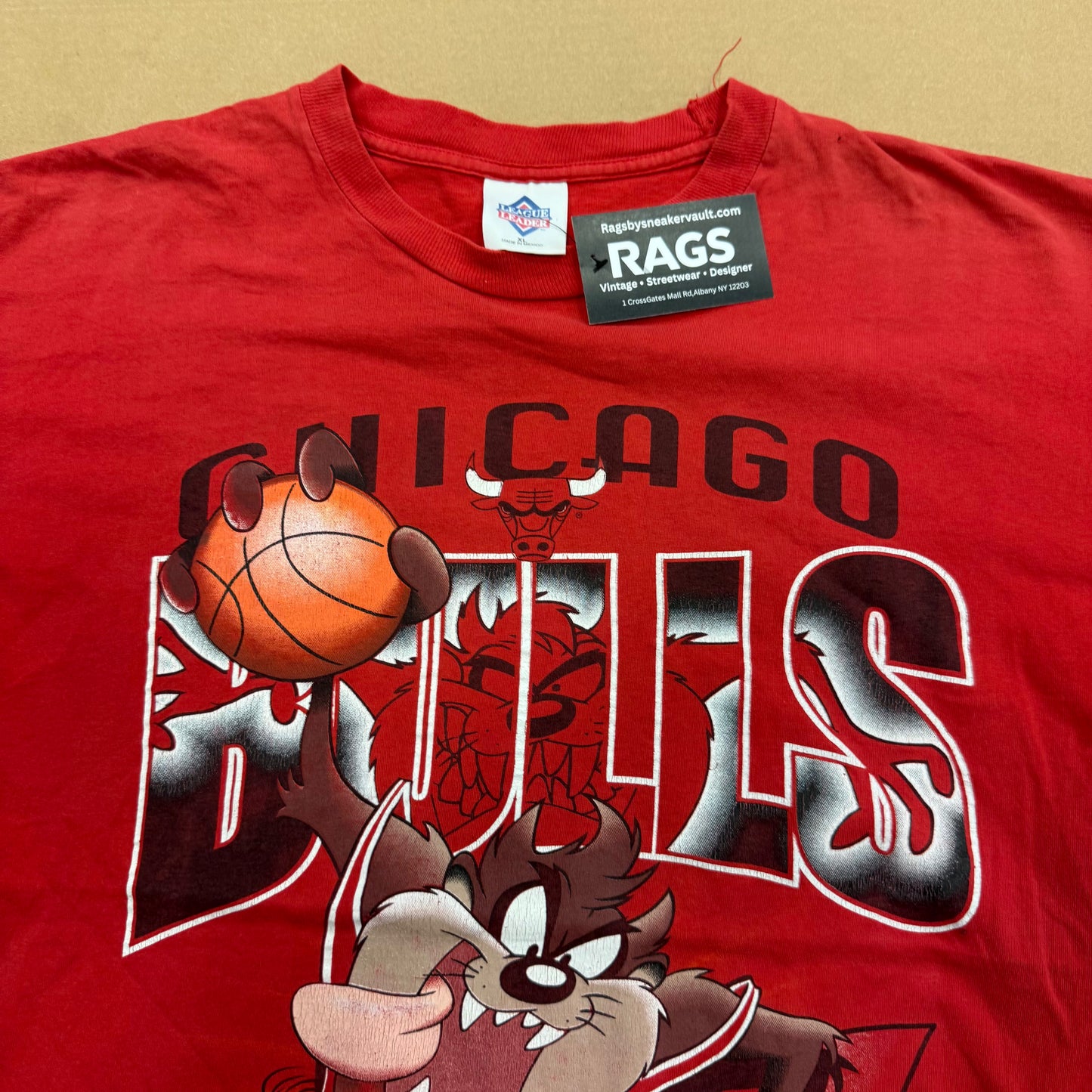 1995 Taz Chicago Bulls Tshirt