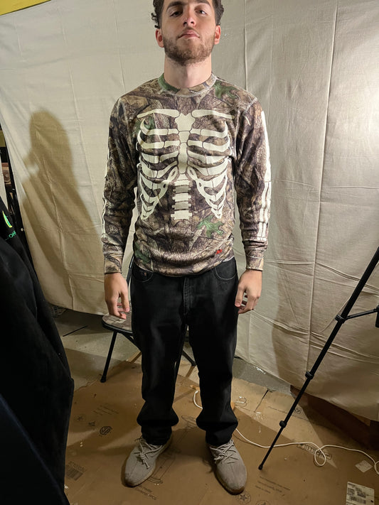 Supreme camo skull L/S