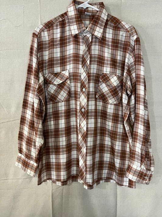 90's Brown Flannel